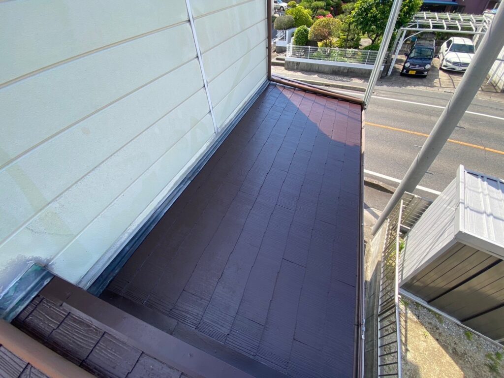 愛知県 半田市 カラーベスト ﻿破風板軒天塗装 雨漏り ﻿雨漏り修理 屋根工事 ﻿屋根リフォーム 屋根塗装 漆喰工事