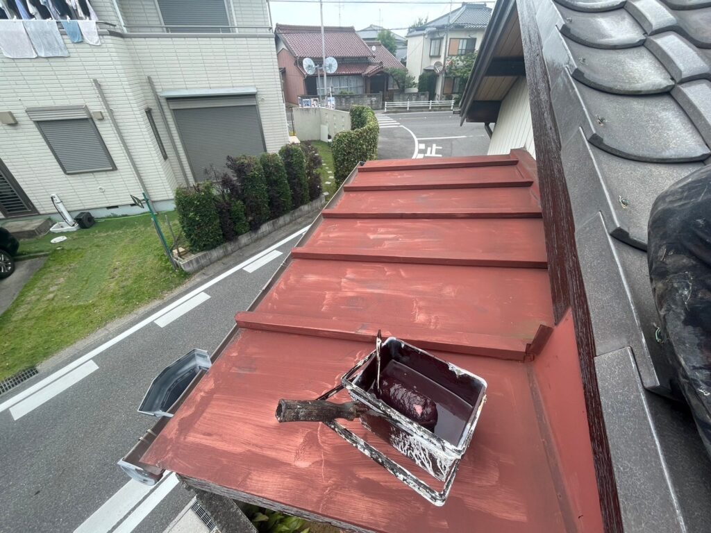 愛知県 安城市 庇塗装 瓦棒塗装 屋根工事 雨漏り ﻿雨漏り修理 屋根工事 ﻿屋根リフォーム 屋根塗装